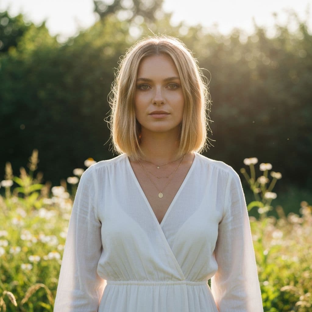 Confident woman in natural lighting representing wellness and vitality